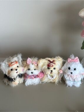 Mochi’s Little Friends – Handmade Puppy Collection (Set of 4)